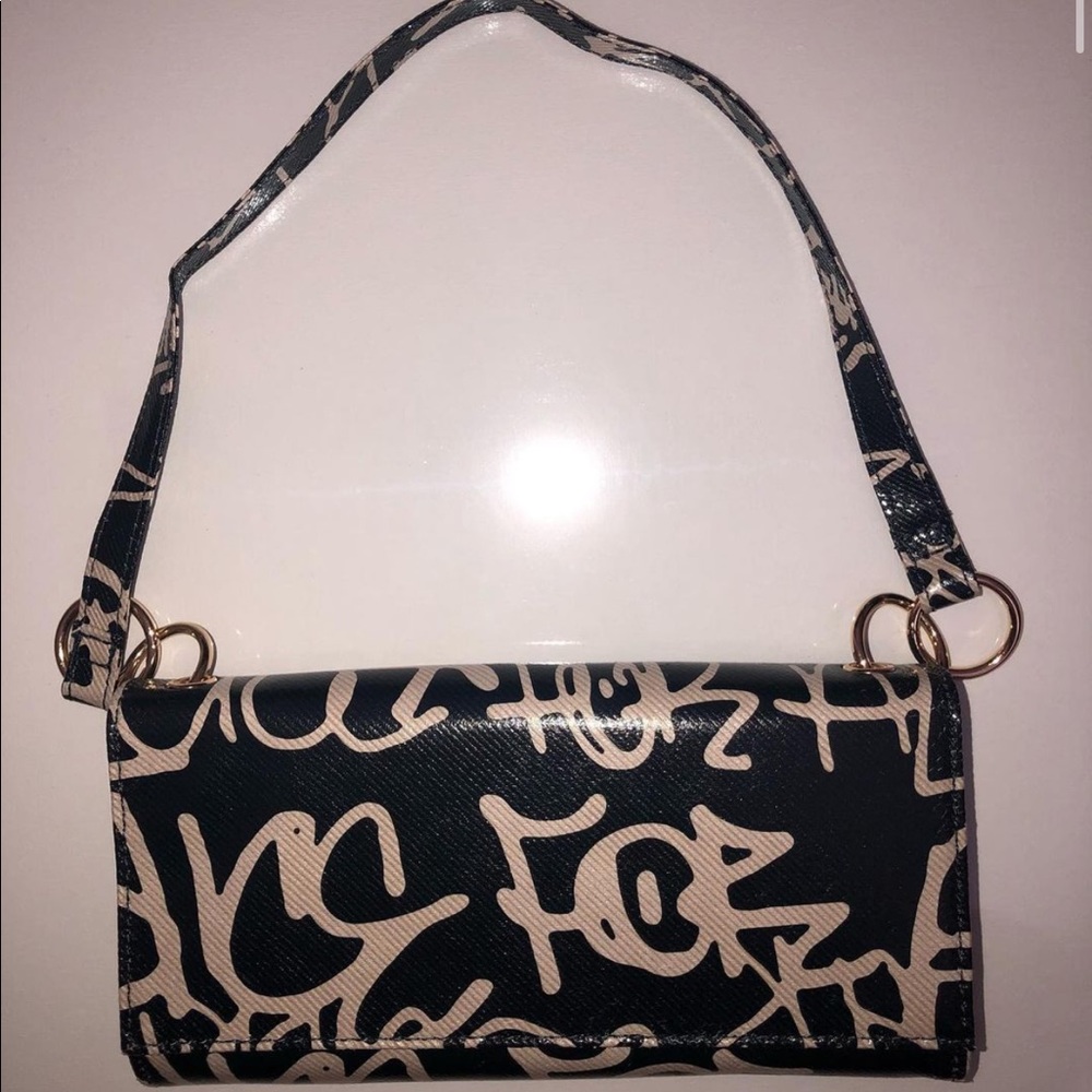 PLT navy shoulder bag